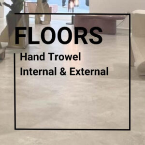 Microcement Flooring Course – Hand Applied