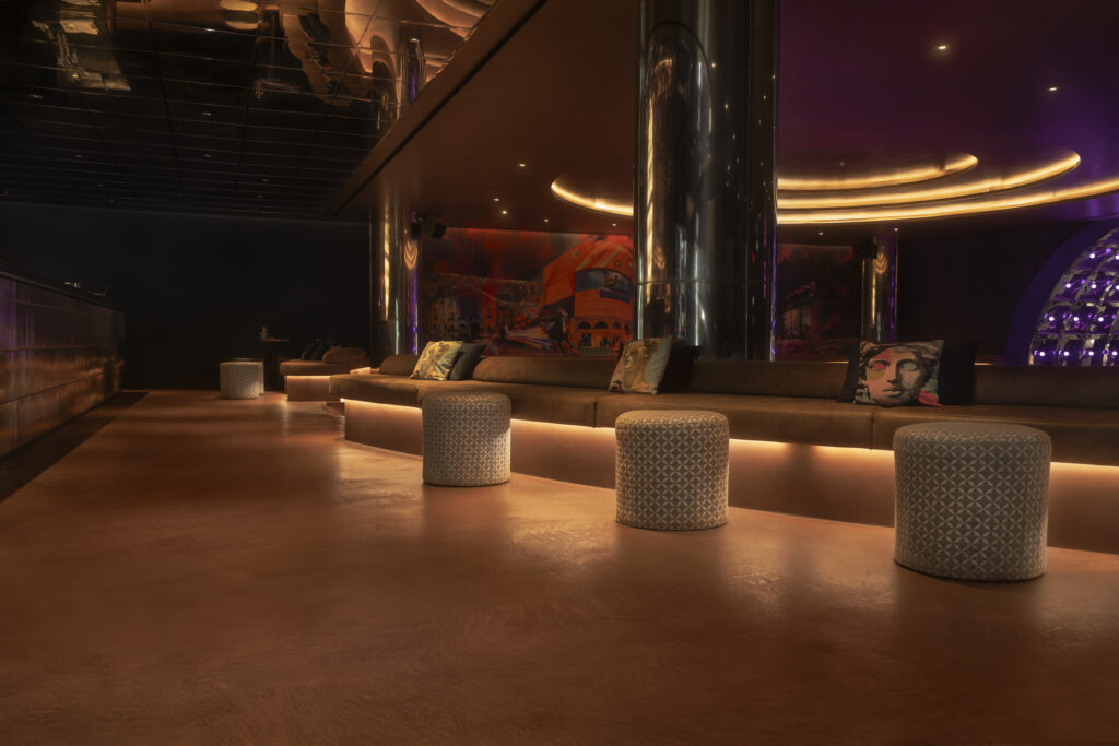 Moxy Hotel, London. Project completed using Ideal Work Solidro